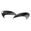 Pair Fits Ford Fiesta 2011-2017 Side Rear View Mirror Cover Trim Carbon Fiber