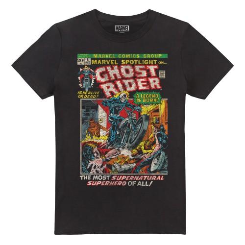 Marvel Mens Ghost Rider Is Born T-Shirt