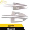 22 EVOS Рама стеклянного подъемника Нержавеющая сталь Кнопка переключателя подлокотника окна Наклейка