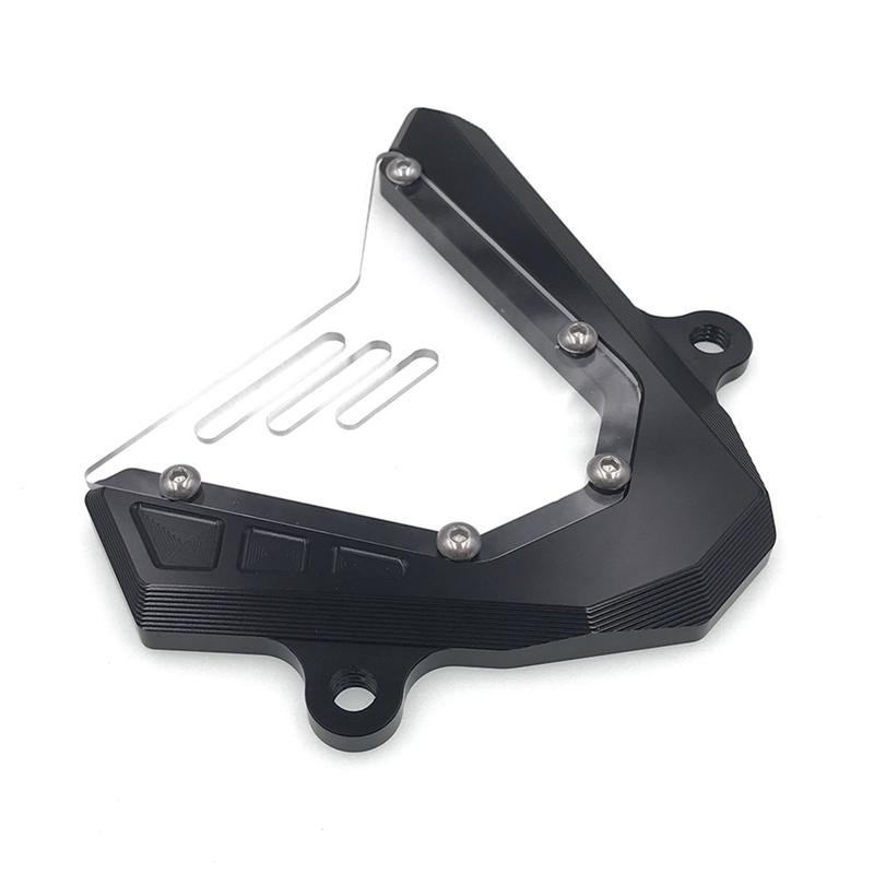 Motorcycle Left Engine Guard For PG-1 PG1 2024 2025 Front Sprocket Chain Cover-A87Q