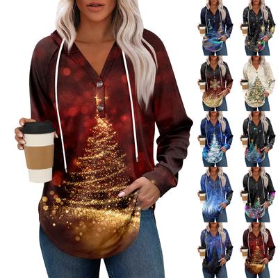 Женская мода, женский легкий пуловер с длинными рукавами и карманами, толстовка с капюшоном в стиле консервативного стиля