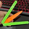 3D Printing Radish Butterfly Knife Straight Jump High-quality Gravity Mini Keychain Decompression Toy Gift Surprise