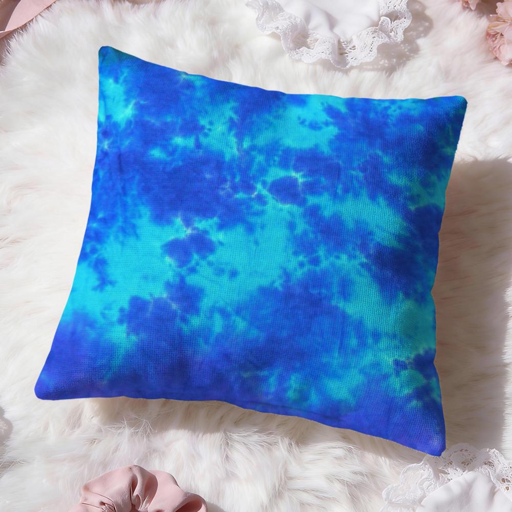 Tiedye Cushion Cover Premium Comfort Reversible Pillow Cove Two in One Design for Any Room Car Interior