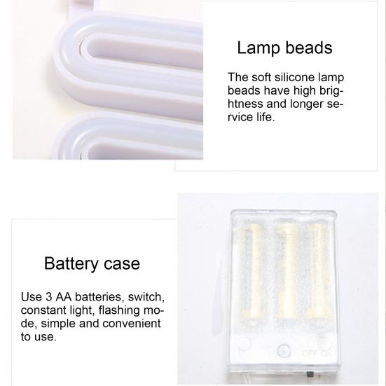 Colorful Rainbow Bulb Shape LED Neon Sign Light Lamp Decoration for Room