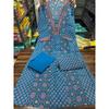 Women Bollywood A-line Kurta Pant Dupatta Set Party Wear Top Tunic Kurti Dress SC-2207a