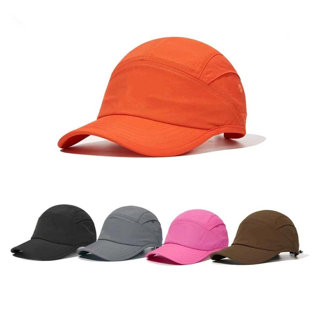 Waterproof 5-Panel Cap Breathable Quick-dry Hat Men Women Baseball Cap  Outdoor Sports
