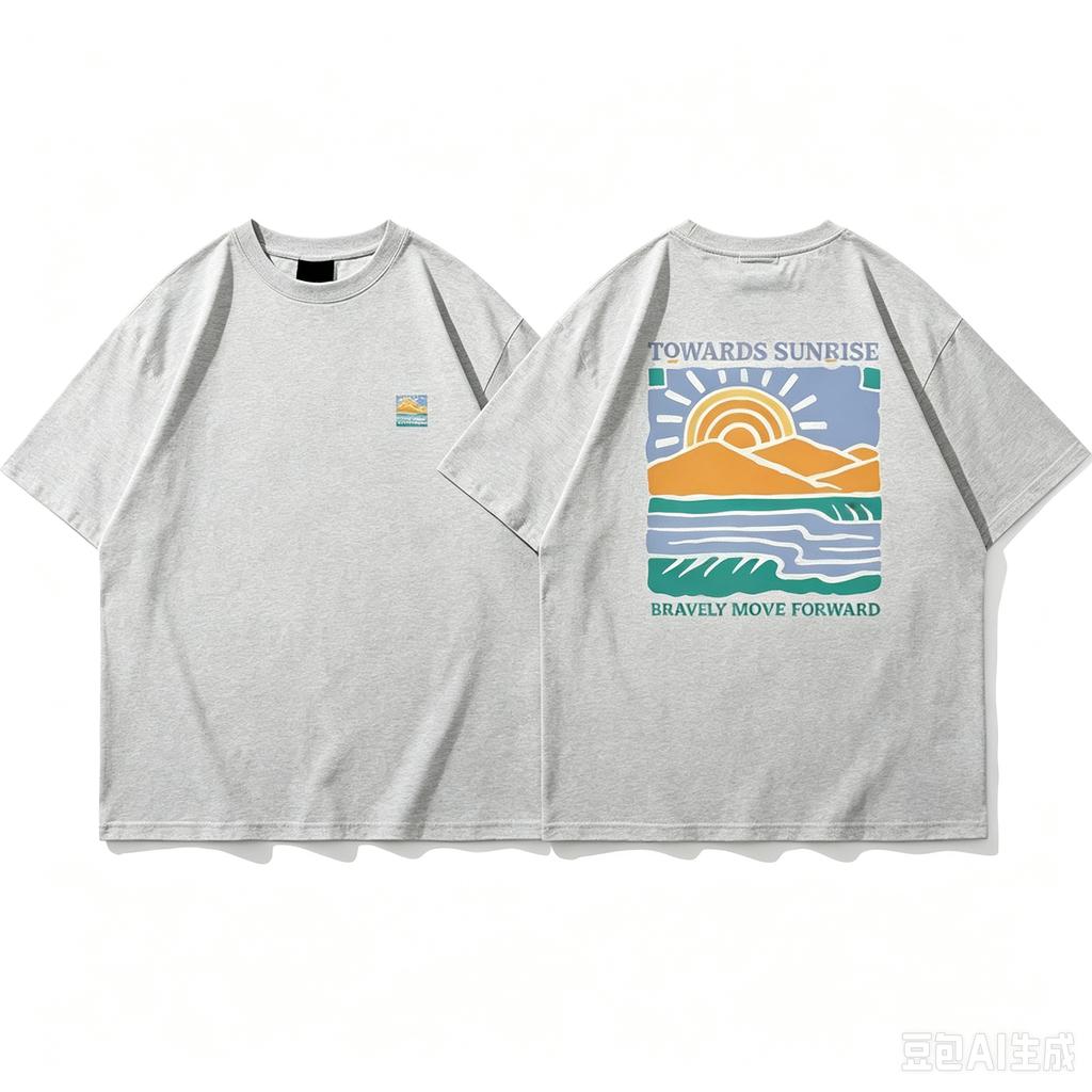 American Retro Pattern Printed Tshirt Unisex Unisex Short Sleeve Cotton Tshirt Unisexs Tshirts 2026 Summer New Unisexs Clothing Tops
