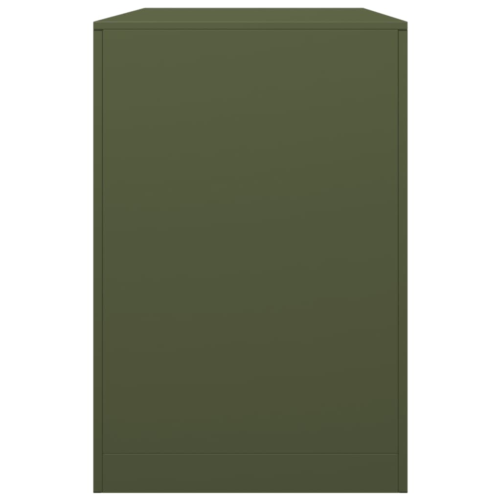 Firewood Rack Green 100 x 40 x 60 cm Steel