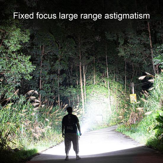 Фонарик с увеличенным радиусом действия, сверхширокий, удобный, мощный, многоцелевой, перезаряжаемый через USB, эргономичный светодиодный фонарик