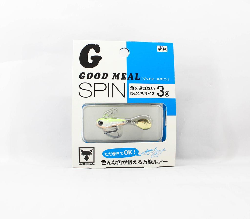 Jackall Good Meal Spin 40 Mm 3 Grams Sinking Lure Yellow Chart (4879)