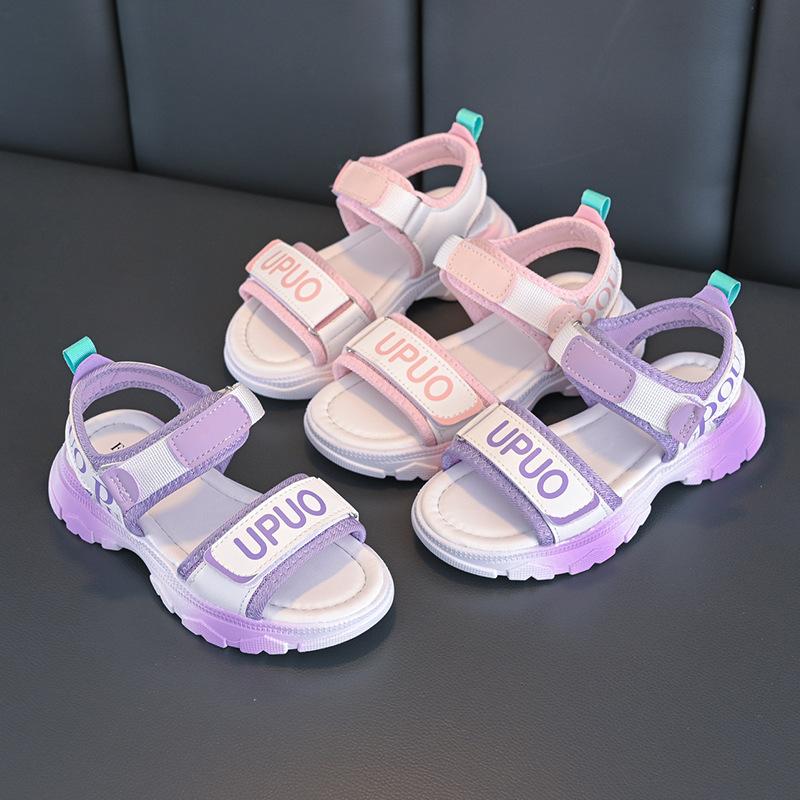 Children Shoes Comfortable Thick Soled Sandals Fashionable Outdoor Beach Casual Sandals Girls Summer Sandals