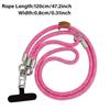 Adjustable Mobile Phone Anti-lost Rope 8mm Thick Long Chain Neck Straps Phone Strap  Travel Use