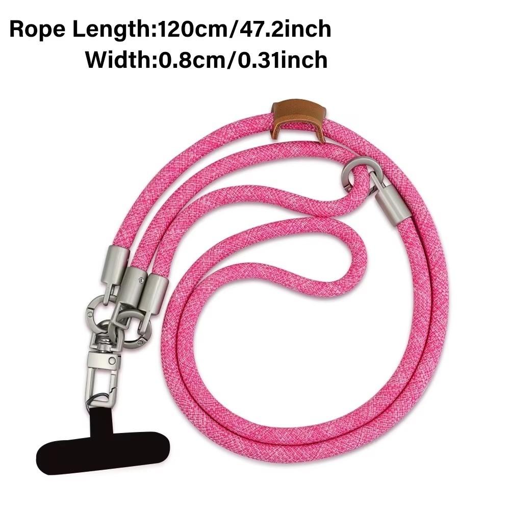 Adjustable Mobile Phone Anti-lost Rope 8mm Thick Long Chain Neck Straps Phone Strap Travel Use