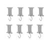 4/8 Pcs S Shaped Camping Awning Hooks Clips RV Tent Hangers Light Hangers With Holes For Caravan Camperb Accessories