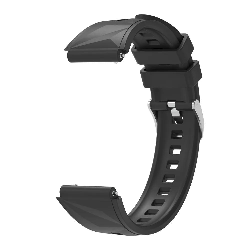 Силиконовый чехол-ремешок для Huawei Watch GT5 Pro 42 мм Ремешок для часов Спортивный браслет Напульсник Фитнес-браслет Запасные аксессуары