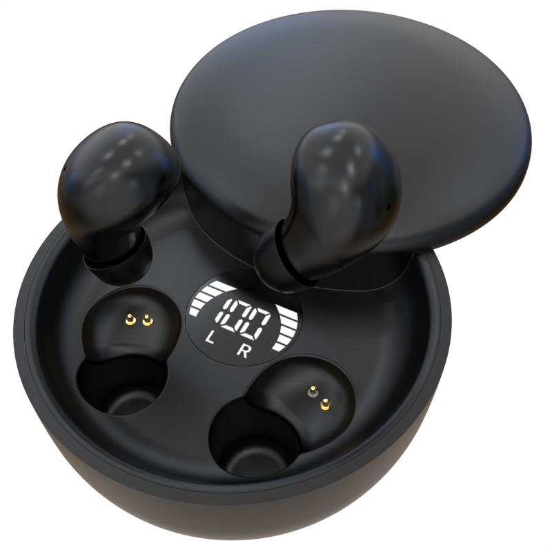 SK26 Bluetooth 5.4 Wireless Earphones Small Earbuds Sleeping Sport Invisible Headphones Bass Sound Quality Headset Sliding Cover