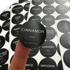 180 шт. 1,38 дюйма, этикетки для банок для специй с принтом, самоклеящаяся наклейка на бутылку приправы, баночки для специй
