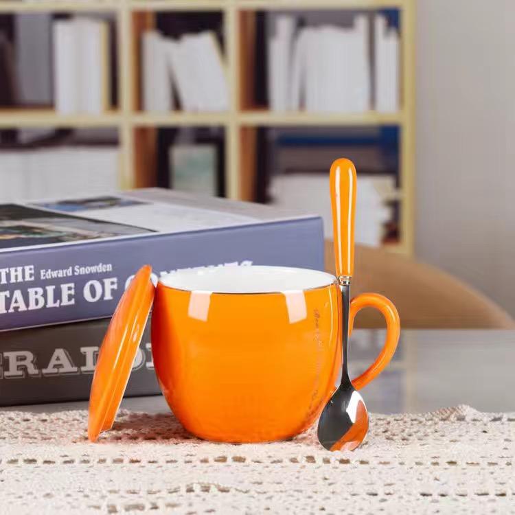 European Style Rose Coffee Cup Mug Ceramic Water Cup Coffee Cup Milk Cup Breakfast Cup