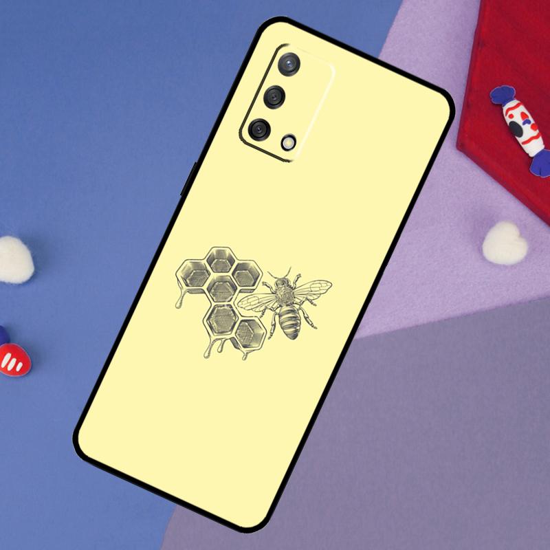 Чехол-соты с медом для Oppo A5 Pro A6 A57 A17 A78 A54 A74 A94 A76 A16 A96 A18 A40 A60 A80 A38 A58 A98 A15
