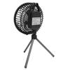 Camping Fan with Tripod Stand and Light USB Rechargeable Battery Operated Portable Camping Cooling Fan for Home Outdoor