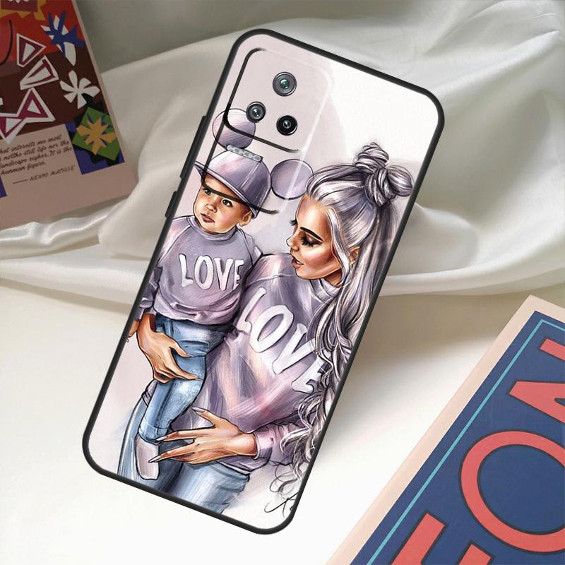 Fashion Super Mom Case For Xiaomi 13 14 Ultra 11T 12T 13T Pro 12 Lite POCO X6 M6 Pro X3 X4 X5 M5s F3 F5 Cover