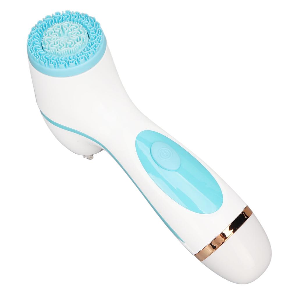 Электрический очиститель для лица, перезаряжаемый, силиконовый, массажный, очищающий, с головками