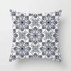 Blue White Porcelain Print Cushions Case Bohemian Style Mandala Geometry Pillows Case Modern Fashion Sofa Chairs Throw Pillows