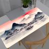 Mouse Pad Large Ink Wash Painting Scenery Gamer Gaming Accessories Speed Keyboard Rubber Lock Edge Desk Mat Laptop Mousepad