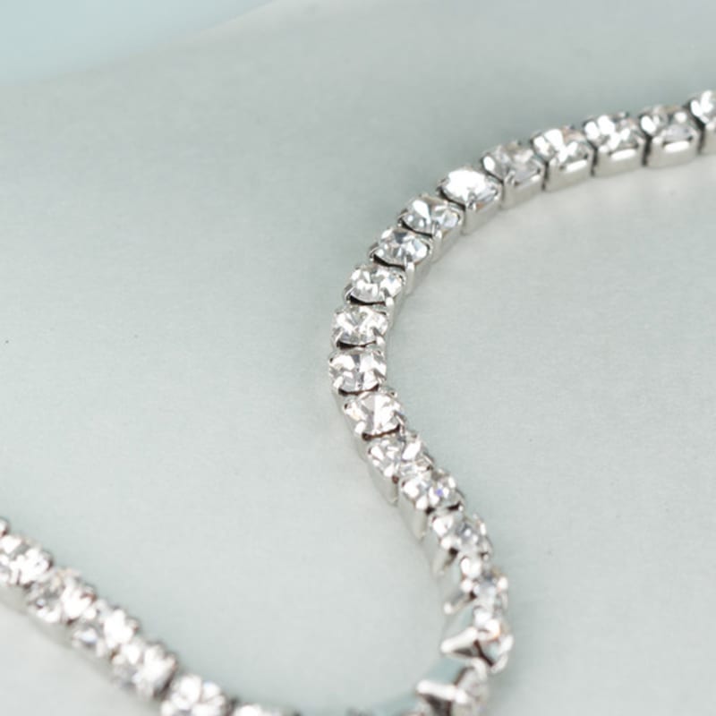 AUGUST ALICE Браслет Crystal Line_Серебряный