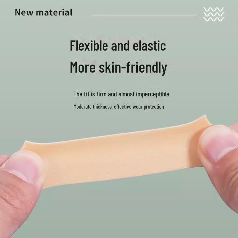 Женские самоклеящиеся противоскользящие наклейки на пятки: Невидимый антифрикционный материал, утолщенный для комфорта