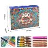 Colored Pencil Set for Students and Portable and Easy To Carry 260-Color Oil-Based Beginners,