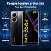 Для Xiaomi Poco X7 Pro 5G Чехол Гибкий ТПУ Чехол для телефона с 2 шт. 2.5D Дуговой Закаленной Стеклопленкой