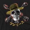 One Piece Childrens/Kids Straw Hat Jolly Roger T-Shirt