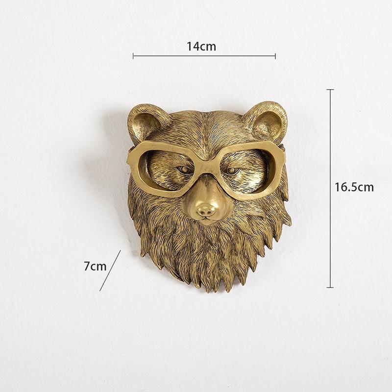 1 шт. антикварные бронзовые украшения из смолы, декоративные фигурки, бронзовый орнамент в виде животных