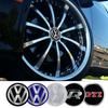 For VolkswagenMK5 4PCS 60mm Car Wheel Hub Center Caps Rim Emblem Cover Stickers For Volkswagen VW Golf 6 Bora MK7 Beetle Touran Tiguan GTI R Line