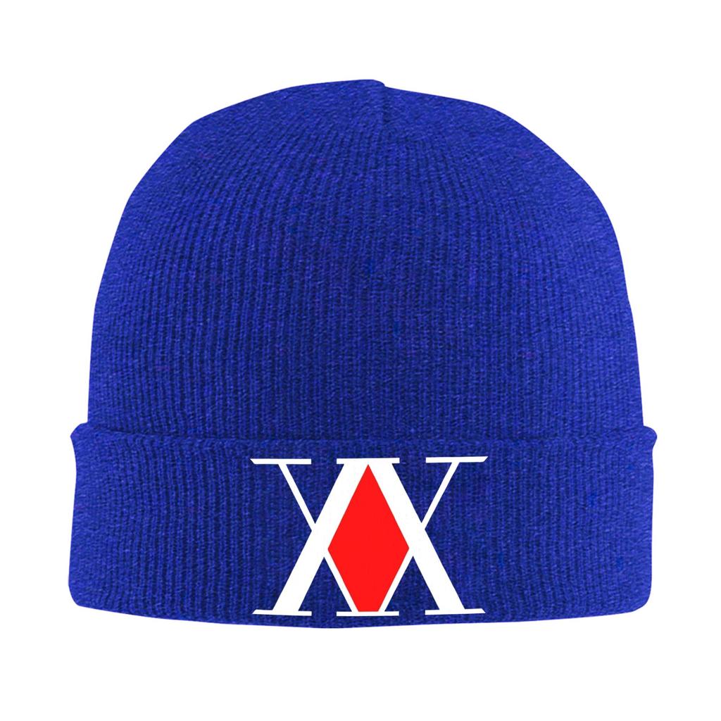 Anime LOGO HunterED AnimeX HunterED Knitted Hat Street Caps Unisex Adult Kpop Beanie Hats Autumn Winter Elastic Bonnet Hats