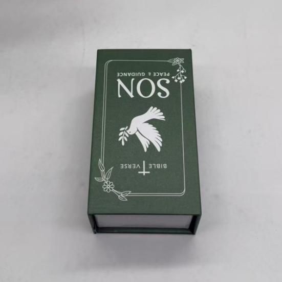 Деревянная шкатулка с библейскими стихами ручной работы с 150 карточками со Священным Писанием, Христианская шкатулка для молитв, Позитивное ежедневное ободрение, Вдохновляющий подарок для женщин и мужчин