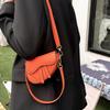 Кошельки Simple MessWomen Messenger Bags Saddle Bag Portable Single Shoulder Bag Women Leather Crossbody Bag Handbag Enger Bags
