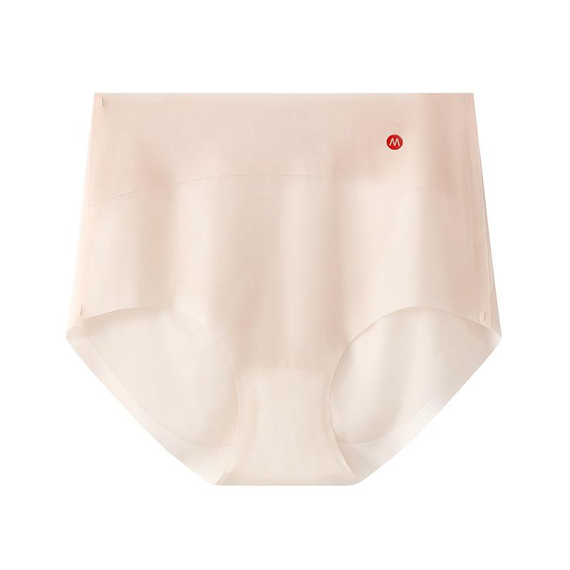 Women's Ice Silk Underwear Middle Waist Slimming Women's Breathable Thin Triangle Pants