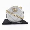 CHANEL chanel 19 Shoulder Bag AP0945 Chain clutch Silver Calfskin Women Used
