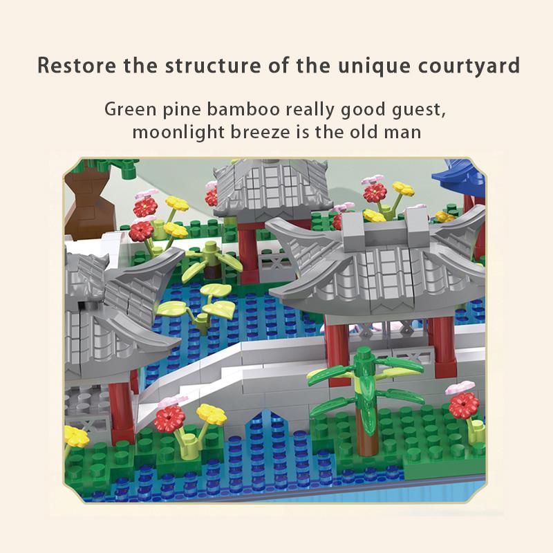 Hangzhou West Lake Micro Particle Детские сборные строительные блоки, игрушечные модели, аксессуары, детские игрушки