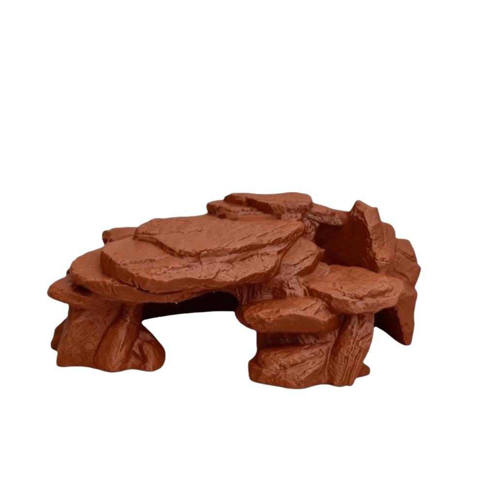 Realistic Texture Fish Tank Rockery Ornaments Reptile Resting Place  Turtle Resting Terrace