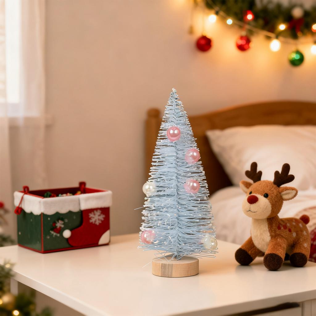 Artificial Small Christmas Trees, Suitable For Christmas Party Home Desktop Decoration Winter Ornaments