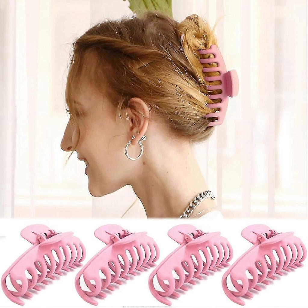 Big Hair Claw Clips for Women 4 Inch Nonslip Large Claw Clips for Girls Thick Hair