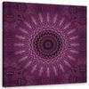 Печать на холсте Мандала фиолетовая