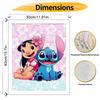 Disney Лило и Стич цифровая масляная живопись DIY раскраска ручная роспись заполнение домашний декор подарок холст настенное искусство для декора гостиной