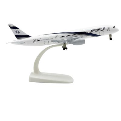 1/400 20 см Литая металлическая модель самолета B787 El Al Air Airlines Модель самолета с колесами Коллекционный предмет для хобби или подарок