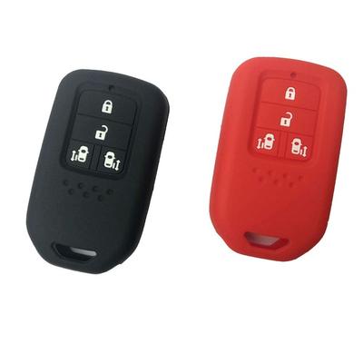 ZIAN [Упаковка из 2 шт.] Силиконовый чехол для ключа автомобиля Honda, 4 кнопки, Odyssey RC1 Step Wagon Spudder Hybrid Freed, чехол для ключа