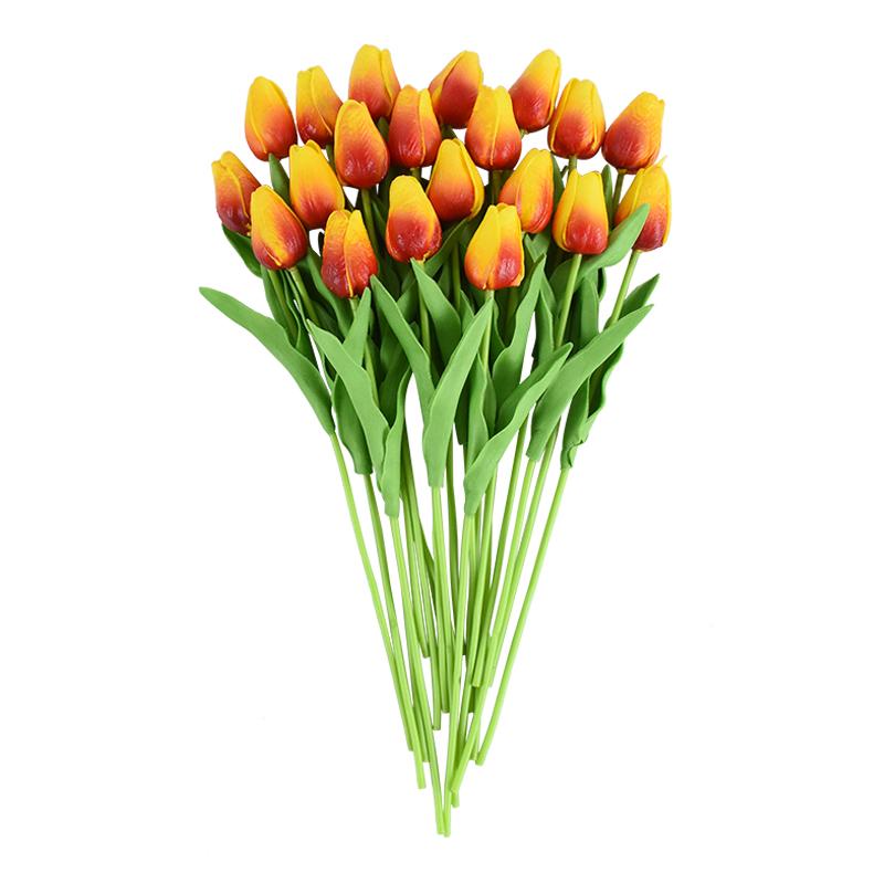 10 головок, роскошные искусственные тюльпаны, цветы, белый настоящий сенсорный букет, искусственный цветок из пены, свадебный дом, гостиная, рождественское украшение