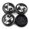 50mm Car Wheel Hub Cover Emblem Sticker Accessory For Fiat Abarth 500 Tipo FR Panda Argo Freemont Viaggio Bravo Punto m Doblo Puls